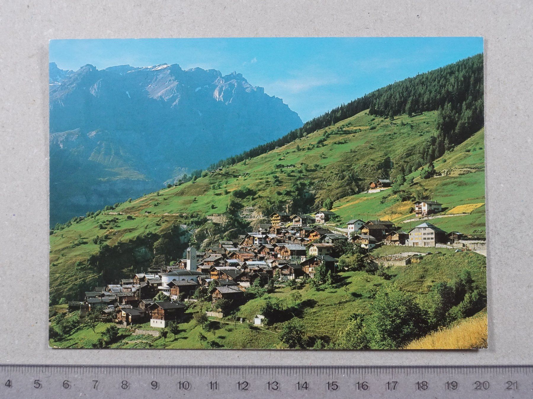 Ansichtskarten: Albinen, 1980 – Gebraucht aus Lenzburg von fh1
