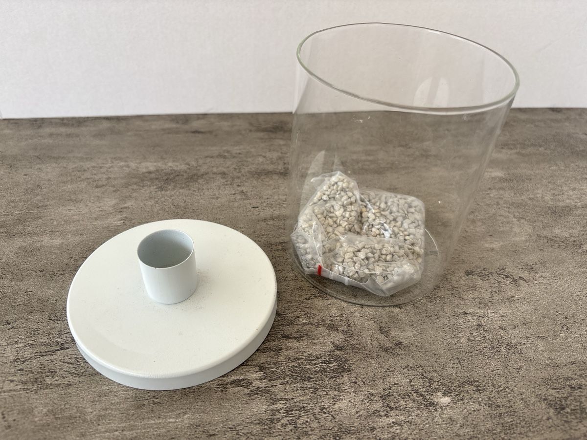 Portacandele: Kerzenhalter mit Deko Glas Dose – Usato da Rümlang venduto da resale35 2