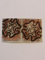 One Penny Red 1841, Paar, Platte 19