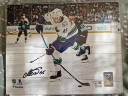 Photo NHL signée par Ilya Mikheyev (Canucks) cert. Fanatics