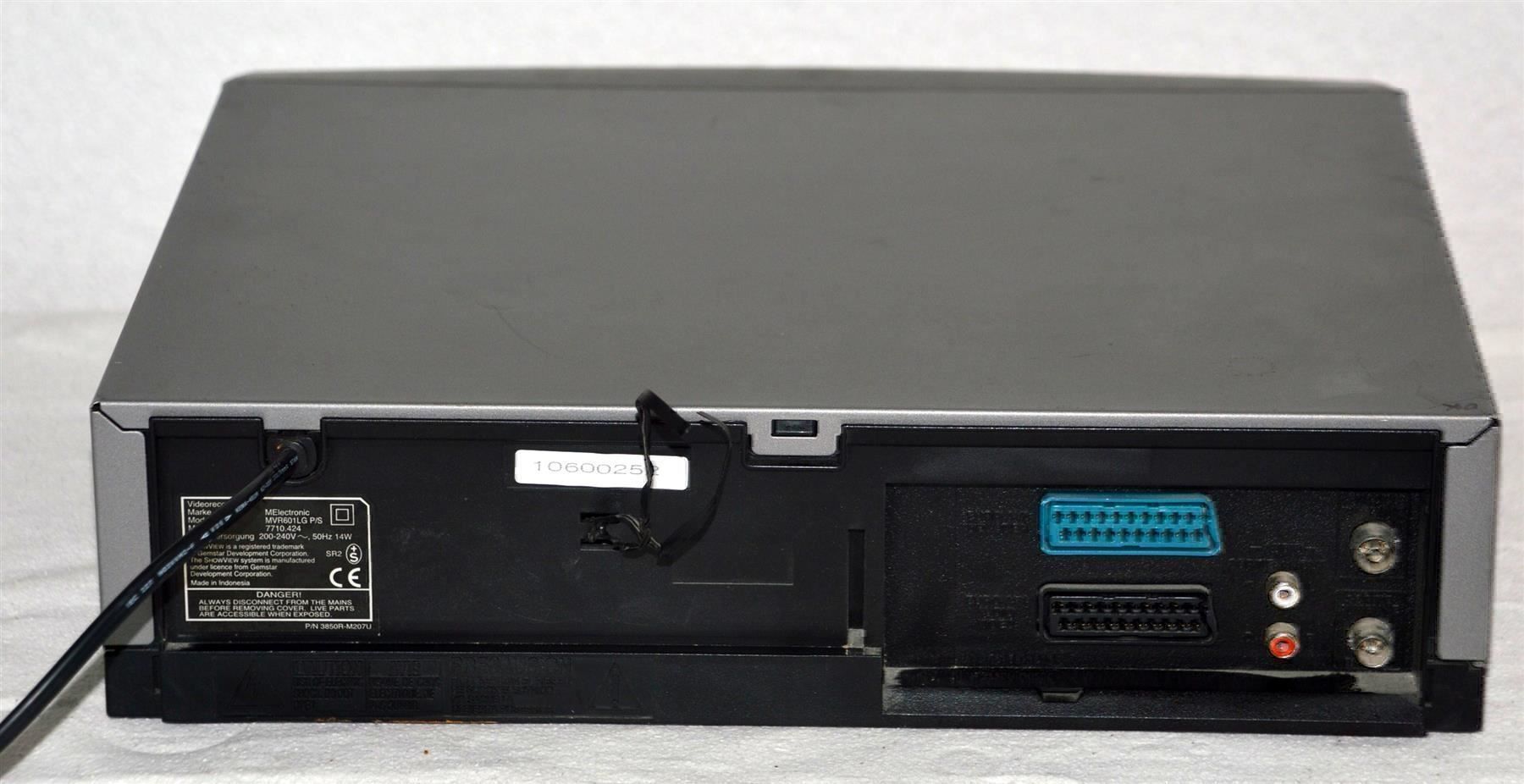 Aufnahmegeräte: Videorecorder VHS Melectronic MVR601LG magnétoscope – Gebraucht aus Collonges von arashee 2