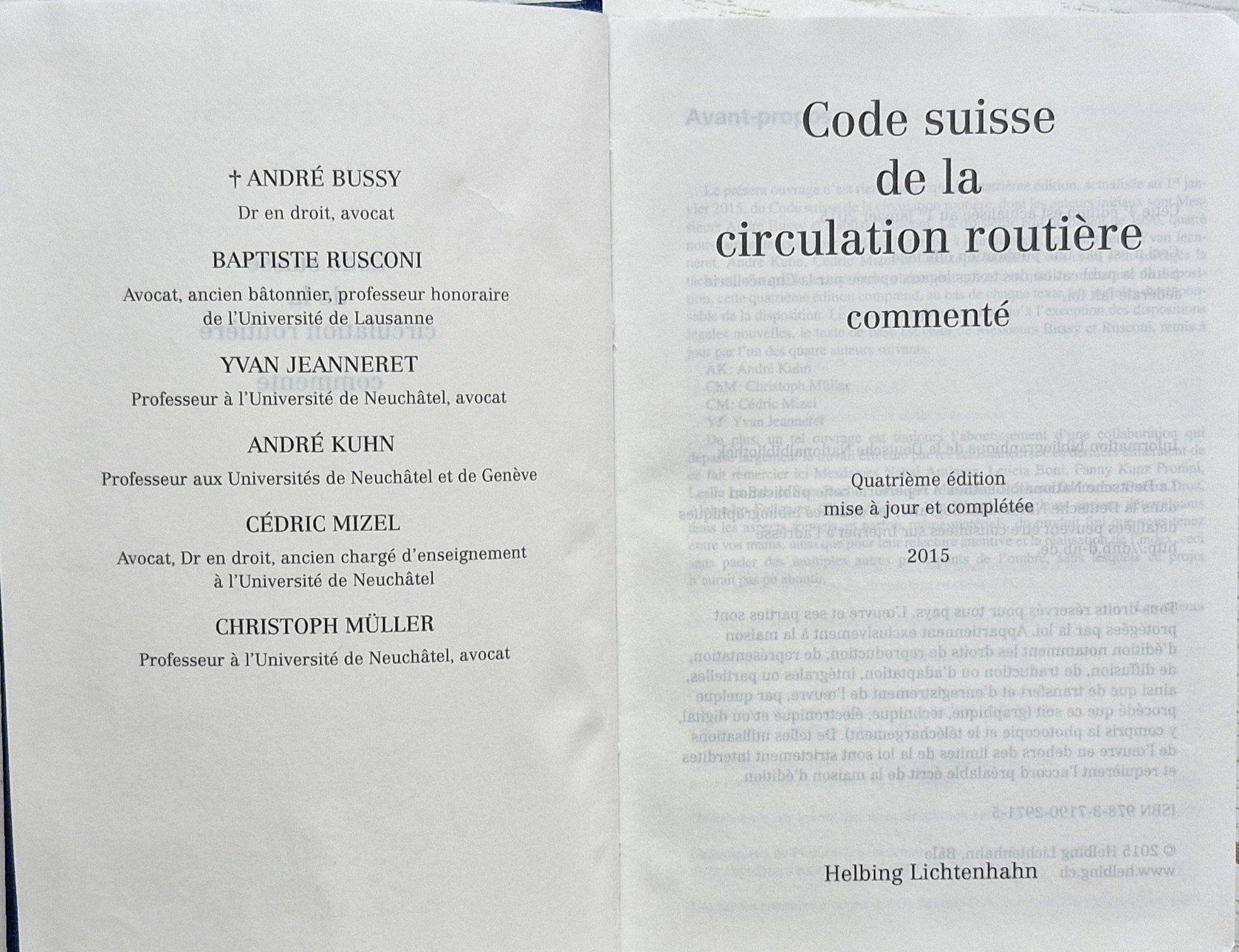 Livres: Code suisse de la circulation : commenté (2015) – Neuf (Voir description) à Bern par Mattthias 1