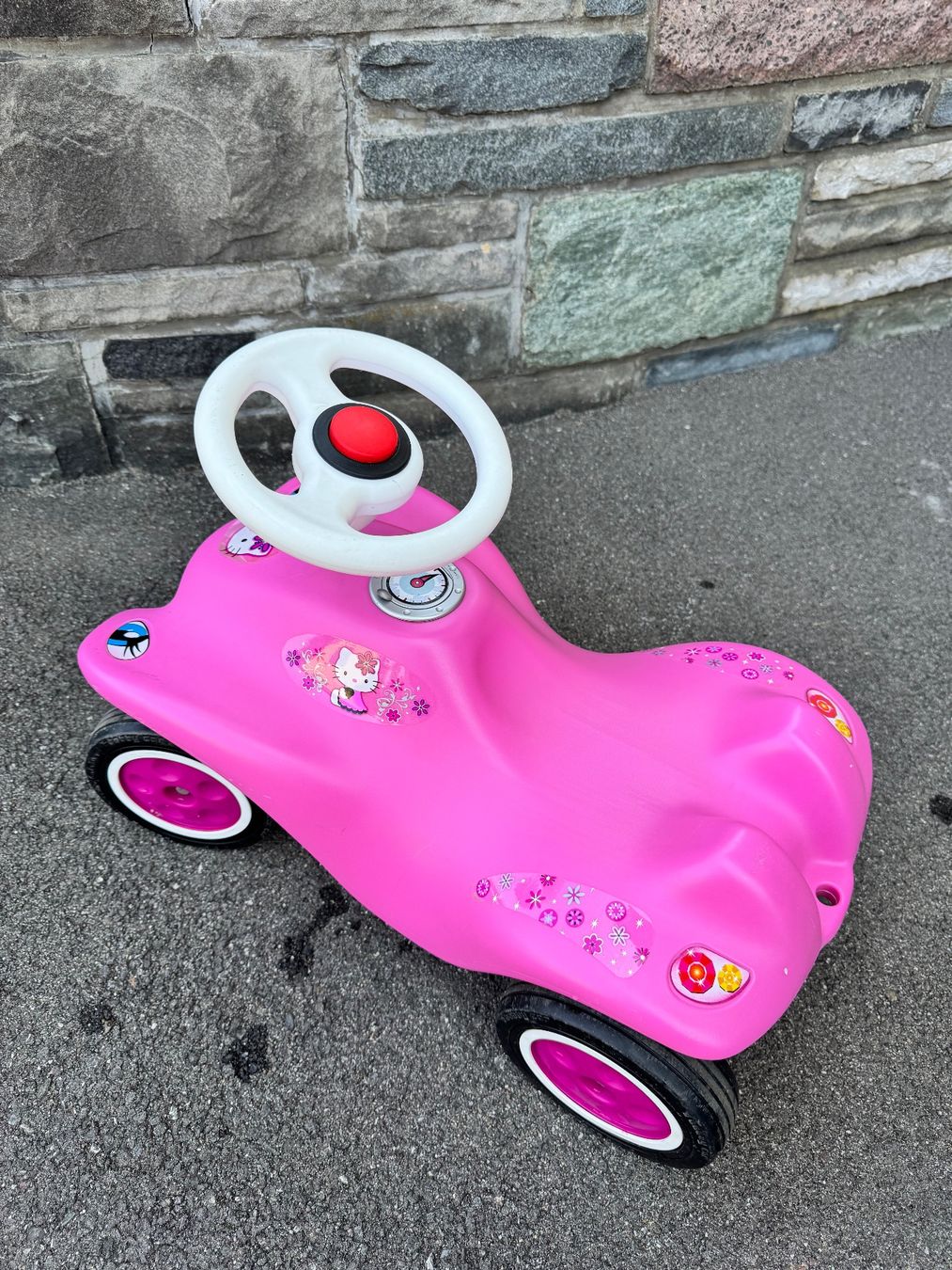 Big Veicoli per bambini: BIG Bobby Car mit Anhänger – Usato da Gommiswald venduto da Aloha.Spirit 4