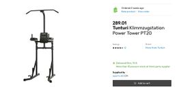 Tunturi Klimmzugstation Power Tower PT20 (nicht vollständig)