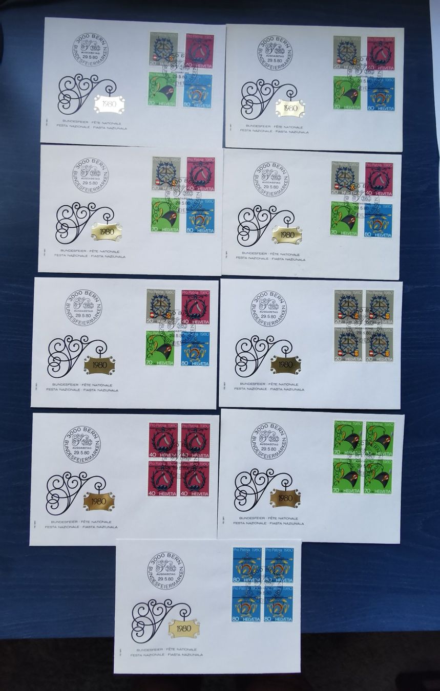 Alle Briefmarken: FDC PP 1980 – Neu (gemäss Beschreibung) aus Aadorf von Chnorli-Furz