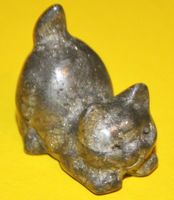 Deko Heilstein L-477 – Katze – Iron Pyrit – ca. 30x30x18mm