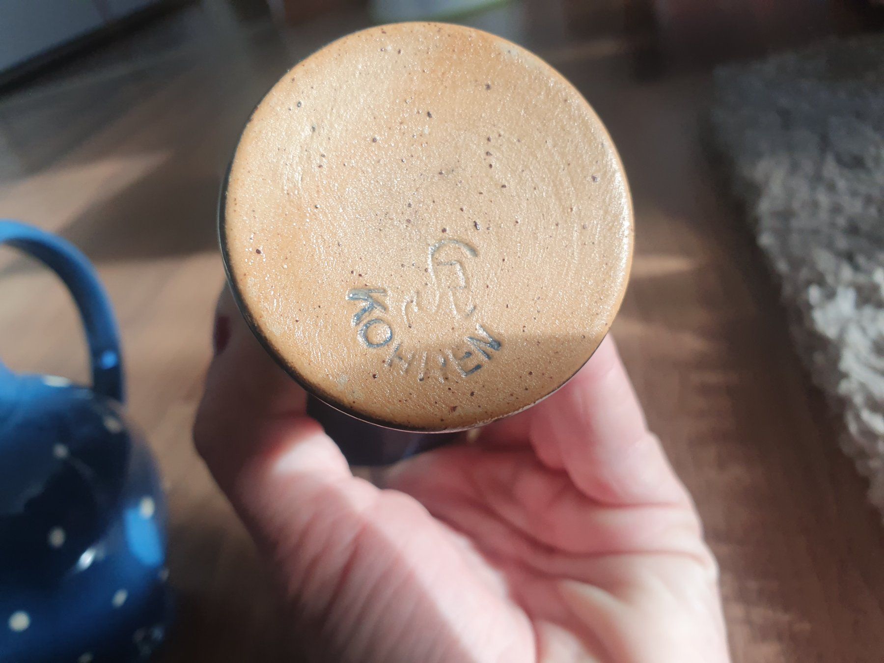 Vasi & Recipienti: 3 Gefässe Keramik Kohren blau – Usato da Effretikon venduto da fabee 2