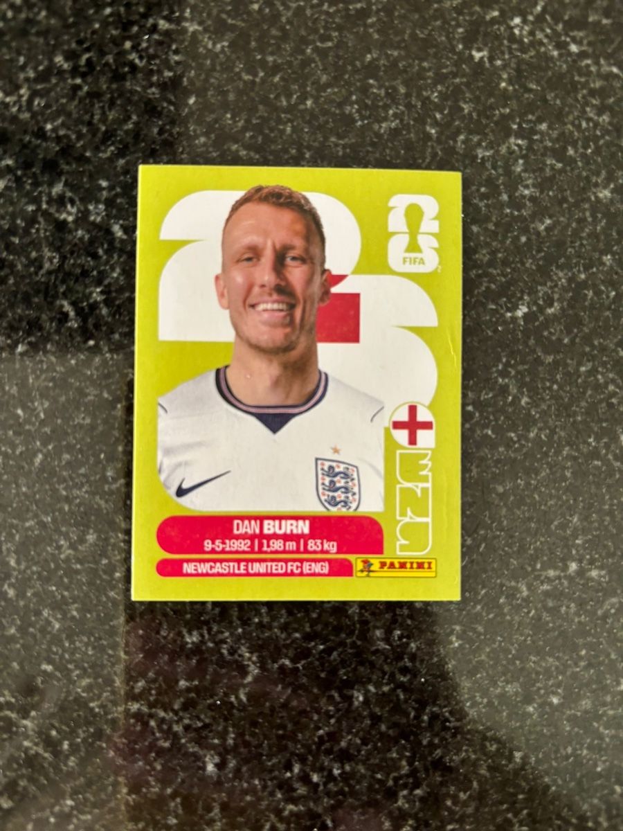 Panini Carte collezionabili: Panini Dan Burn ENG 8 – Nuovo (secondo la descrizione) da Wettingen venduto da MmeMaBa