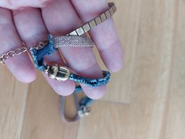 Joli bracelet multi-rang scarabée NEUF