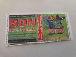 Beo Funpark - 10% Rabatt auf den Eintritt