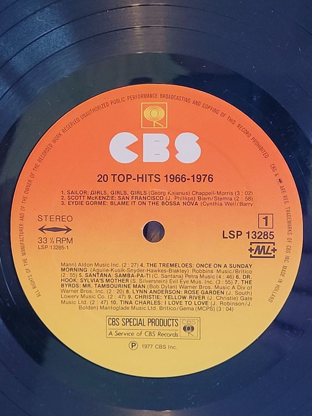 Schallplatten: Vinyle CBS 20 Top-Hits 1966-1976 – Gebraucht aus la Chaux-de-Fonds von Lampe 2