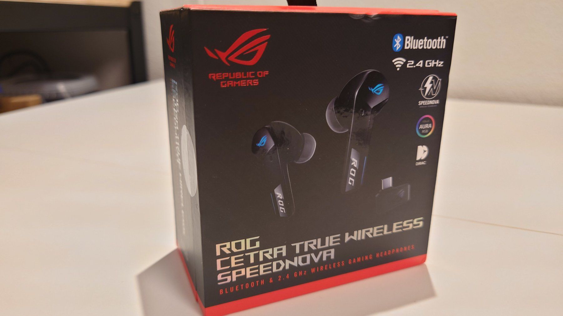 Kopfhörer: ROG Cetra SpeedNova True Wireless 2.4Ghz Gaming Earbuds – Gebraucht aus Volketswil von thedmo_seller