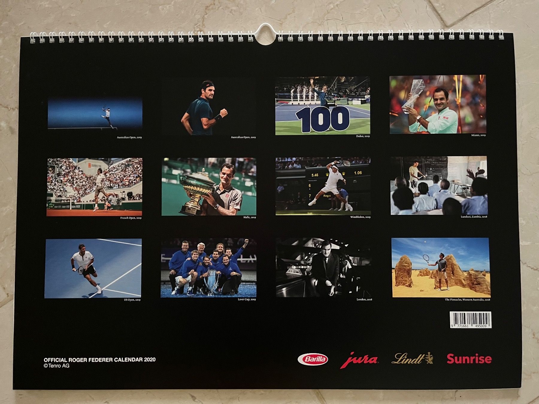 Kalender: Kalender Roger Federer 2019 – Gebraucht aus Jona von simsa02 1
