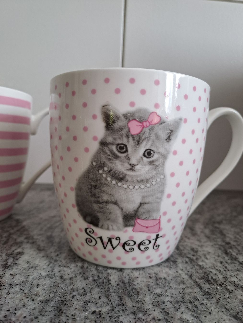 Tazze: 2er Set Tassen mit Katzenmotiv – Usato da Rickenbach LU venduto da bishiida 3
