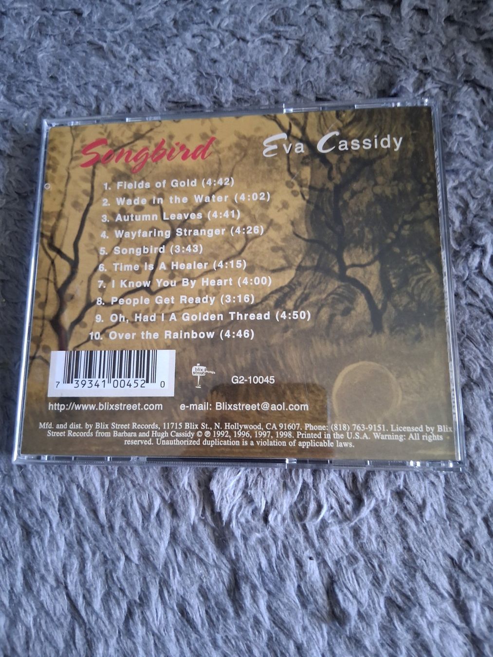 CD: EVA CASSIDY     SONGBIRD      CD – Usato da Wetzikon ZH venduto da Ramones01 1