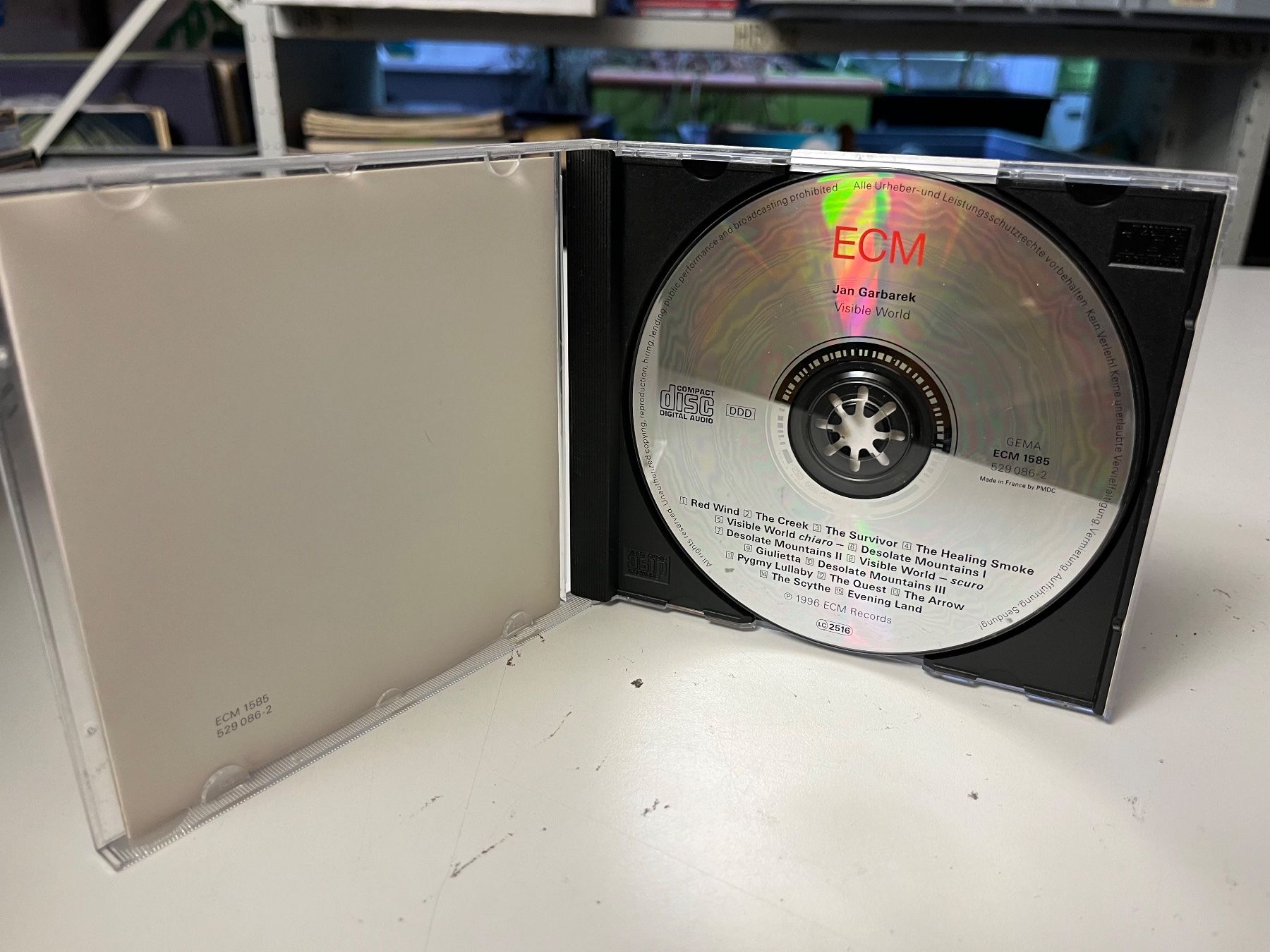 CD: Jan Garbarek - Visible World - HH21B – Usato da Küsnacht ZH venduto da swisssales.net 2