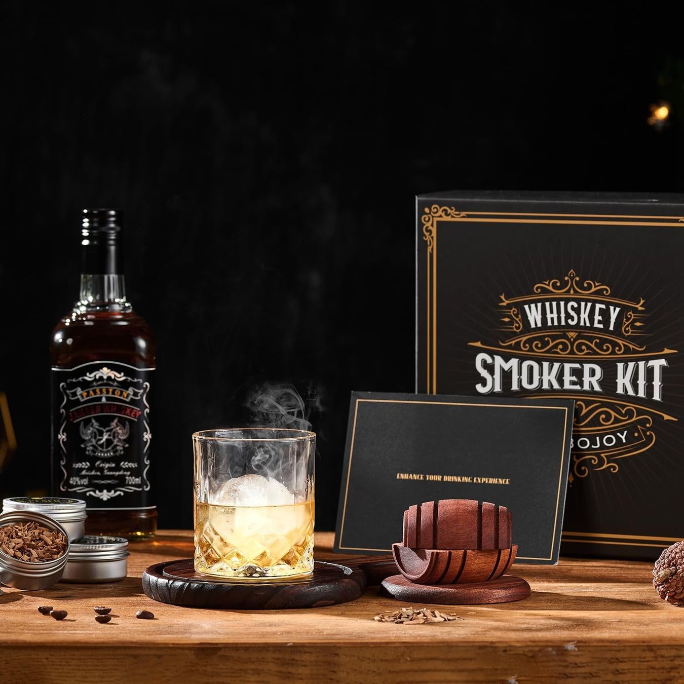 Bicchieri: Whiskey Smoker Kit Torch Wood Chips Glasses – Nuovo e nell'imballaggio originale da Schaffhausen venduto da her_zt65 4