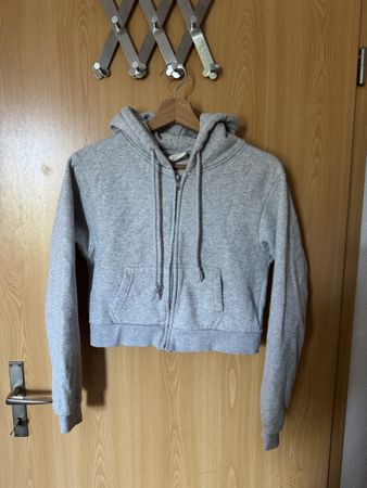 Graue mini Jacke