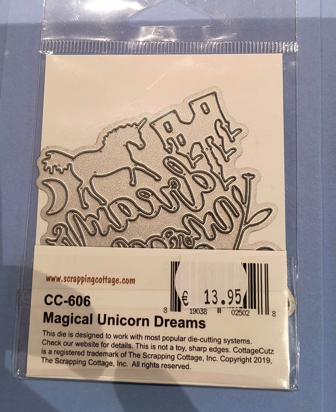 Sciablone: Stanzschablone "Magical Unicorn Dreams" neu! – Nuovo e nell'imballaggio originale da Würenlingen venduto da Striga 1