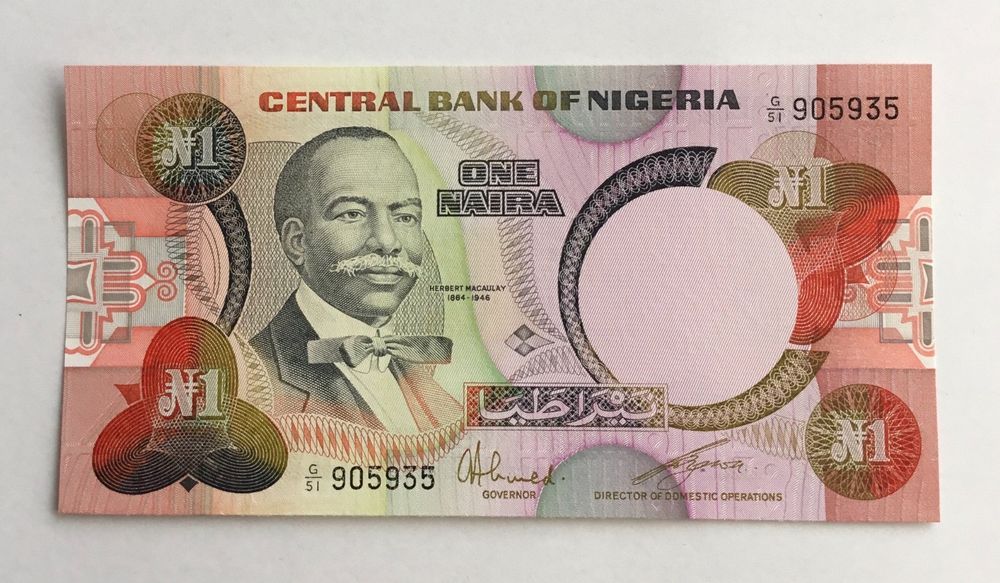 1 Naira Nigeria - Banknote UNC | Kaufen auf Ricardo