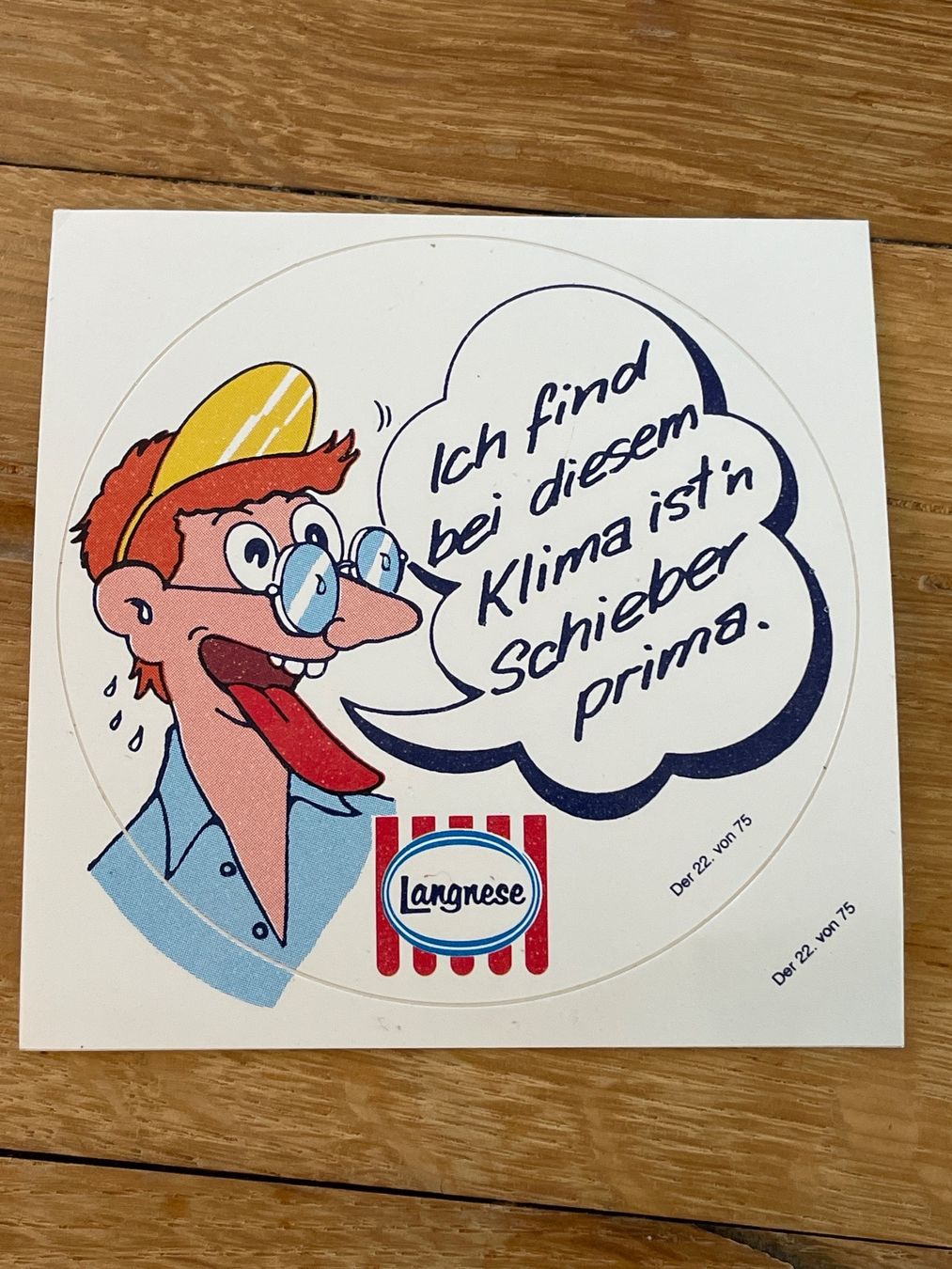 Sticker: Vintage Langnese Abziehbild, Sticker – Usato da Winterthur venduto da cheerio97 1