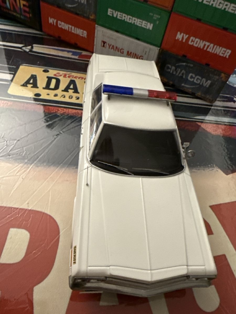 Dodge Modellini d'auto: Dodge Sheriff Hazzard County weiss Polizeiauto – Usato da Basel venduto da Zomeg 6