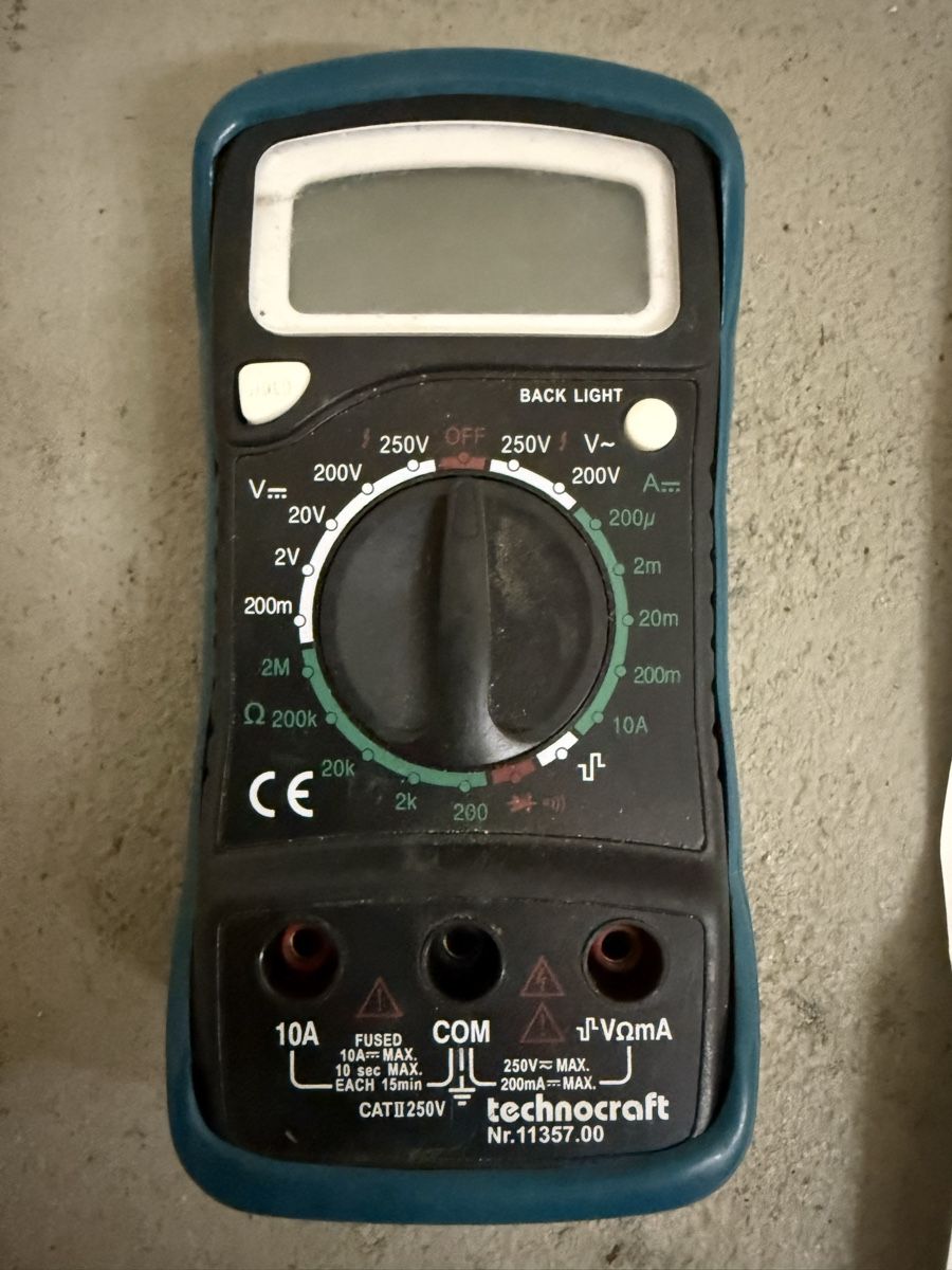 Misurare: Multimeter Technocraft Nr. 11357.00  – Usato da Neerach venduto da NMRei 1