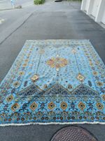 Teppich Marokko blauton handgeknüpft  350x257cm