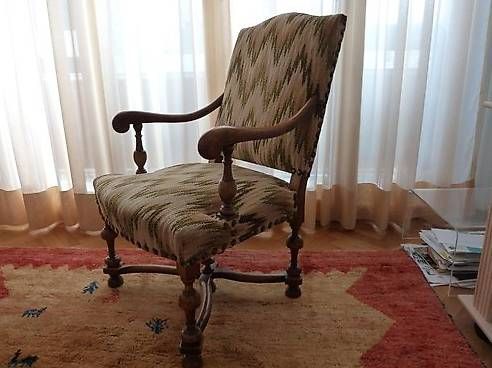 Poltrone: Fauteuil ancien tissu velours – Usato da Lausanne venduto da atia00