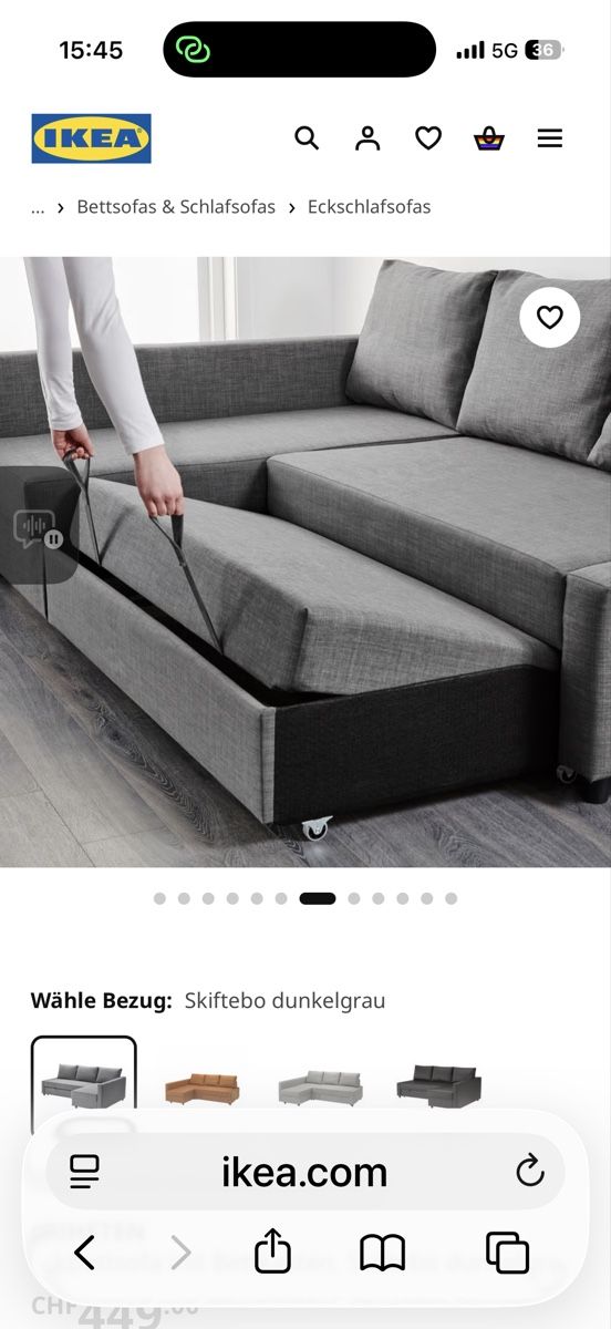 Sofas: Bettsofa – D'occasion à Thun par MundArt 2