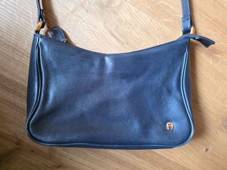 Vintage Etienne Aigner Leder Hand Umhänge Tasche