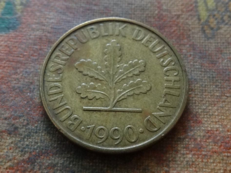 Tutti le monete: DEUTSCHLAND 10 Pfennig 1990 – Usato da Romanel-sur-Lausanne venduto da Swift13 1