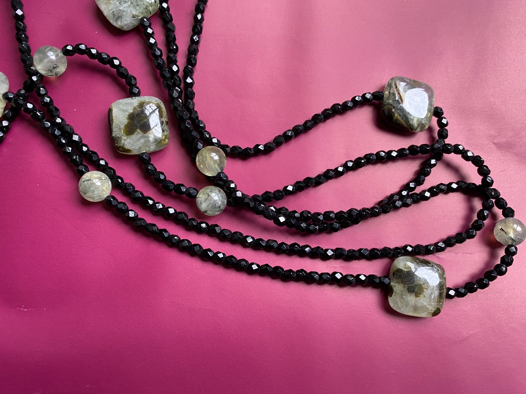 Ketten: Collier Sautoir Onyx Moosachat – Neu (gemäss Beschreibung) aus Bern von schnupka 2