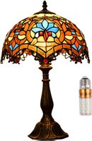 Tiffany Stil Vintage Nachttischlampe Schlafzimmer Deko