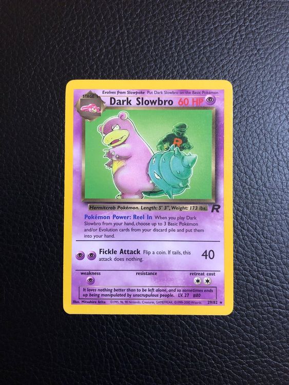 Dark Slowbro 29/82 team rocket (Gebraucht) in Untersiggenthal für CHF