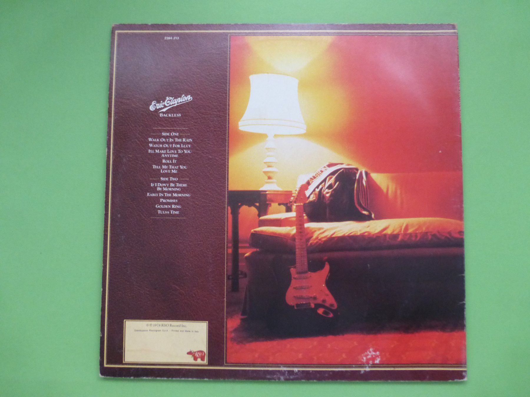 Dischi in vinile: Eric Clapton – Backless – Usato da Zürich venduto da Swiss57 1