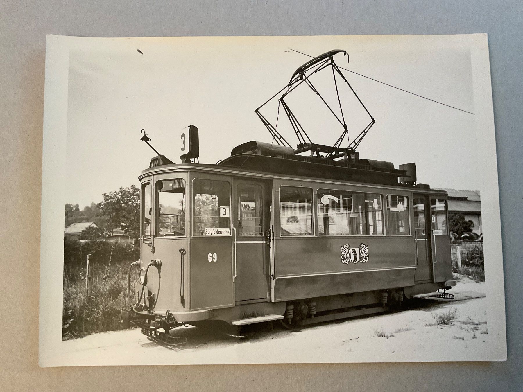 Dokumente: BVB Basel, Tram Burgfelden – Gebraucht aus Tecknau von bleilaus