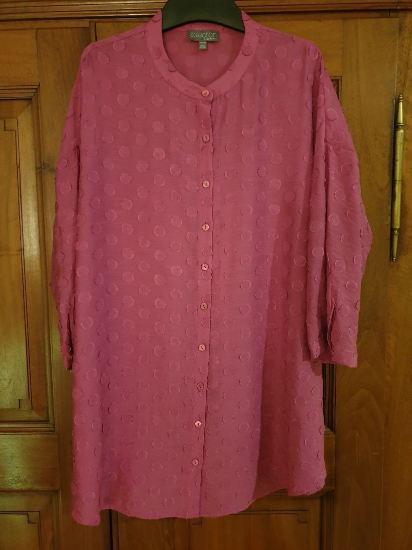 Ulla Popken Blusen: ULLA POPKEN Selection - Long Bluse - pink- Gr. 46/48 – Neu (gemäss Beschreibung) aus Kleindöttingen von Lara_ilona 1