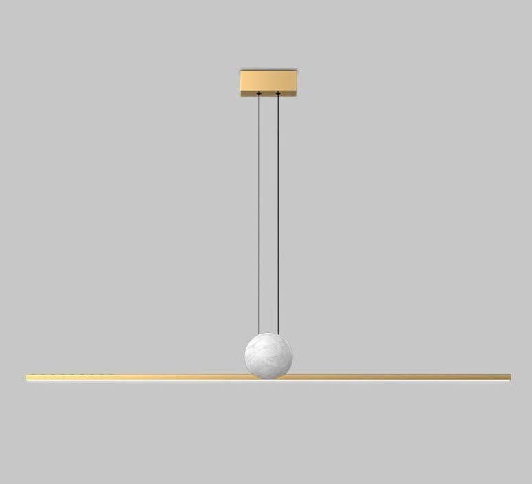 Lampade: Elegant Hanging LED Lamp 1.2 meter long 40W – Nuovo e nell'imballaggio originale da Rüschlikon venduto da leksyk 1