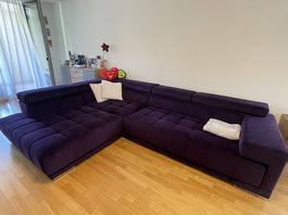 Ecksofa Violett
