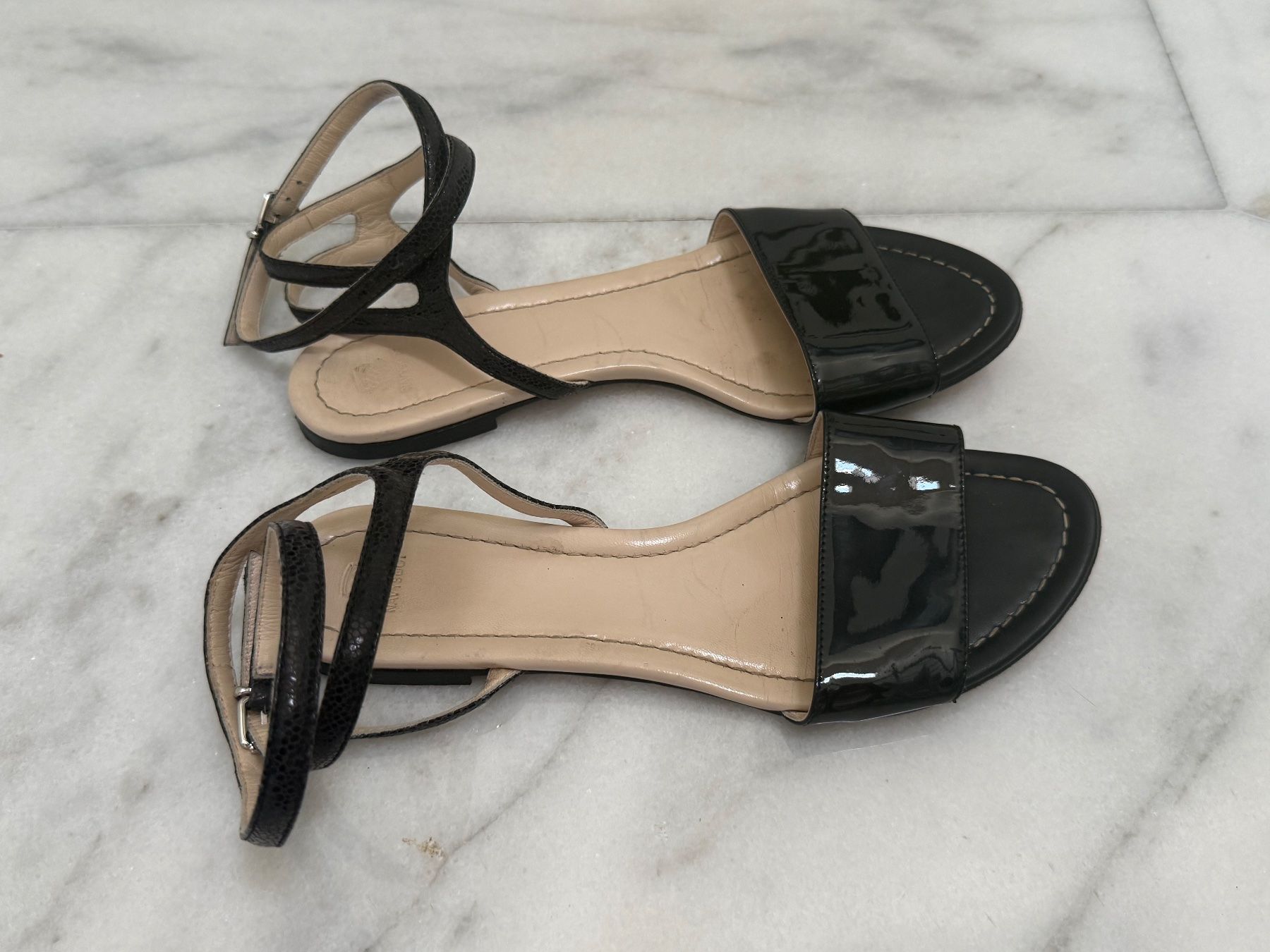 Navyboot Scarpe da donna: Navyboot Sandale - Gr 39 - Leder/Lack – Usato da Reinach BL venduto da mirjbee 1