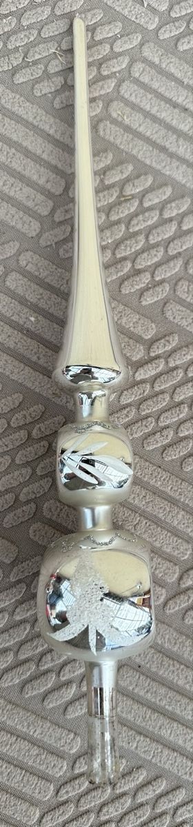 Tutte le decorazioni: Silber Spitze Weihnachtsbaumschmucken – Usato da Oberentfelden venduto da vilibrand 1