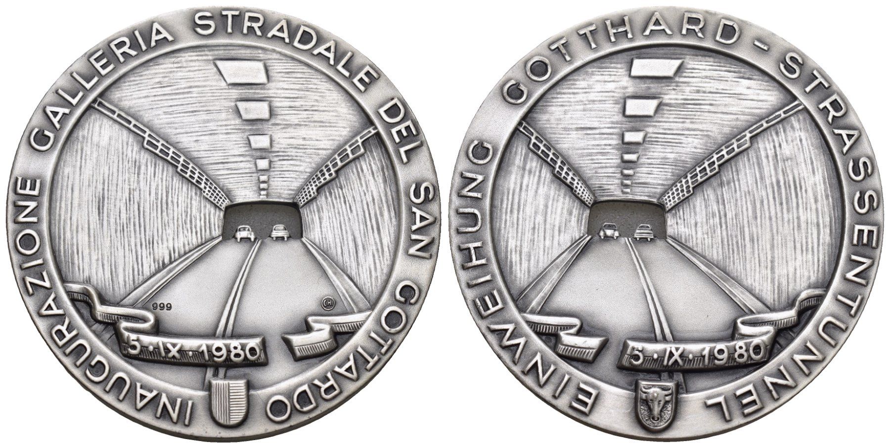 Médailles: Gotthard 1980 – D'occasion à Bern par numismatictops