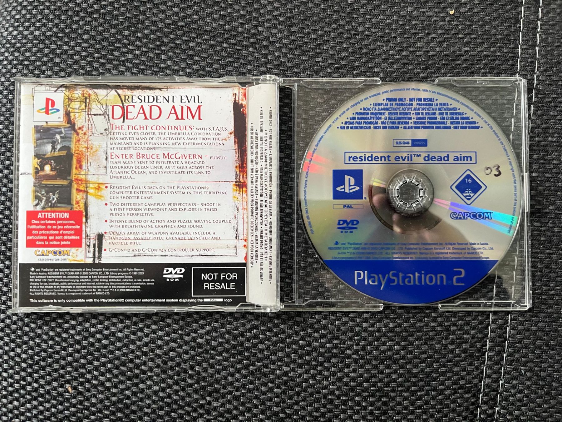 Sony Giochi: Resident Evil Dead Aim Playstation 2 version Promo Only – Usato da Le Locle venduto da Nicoco25 1