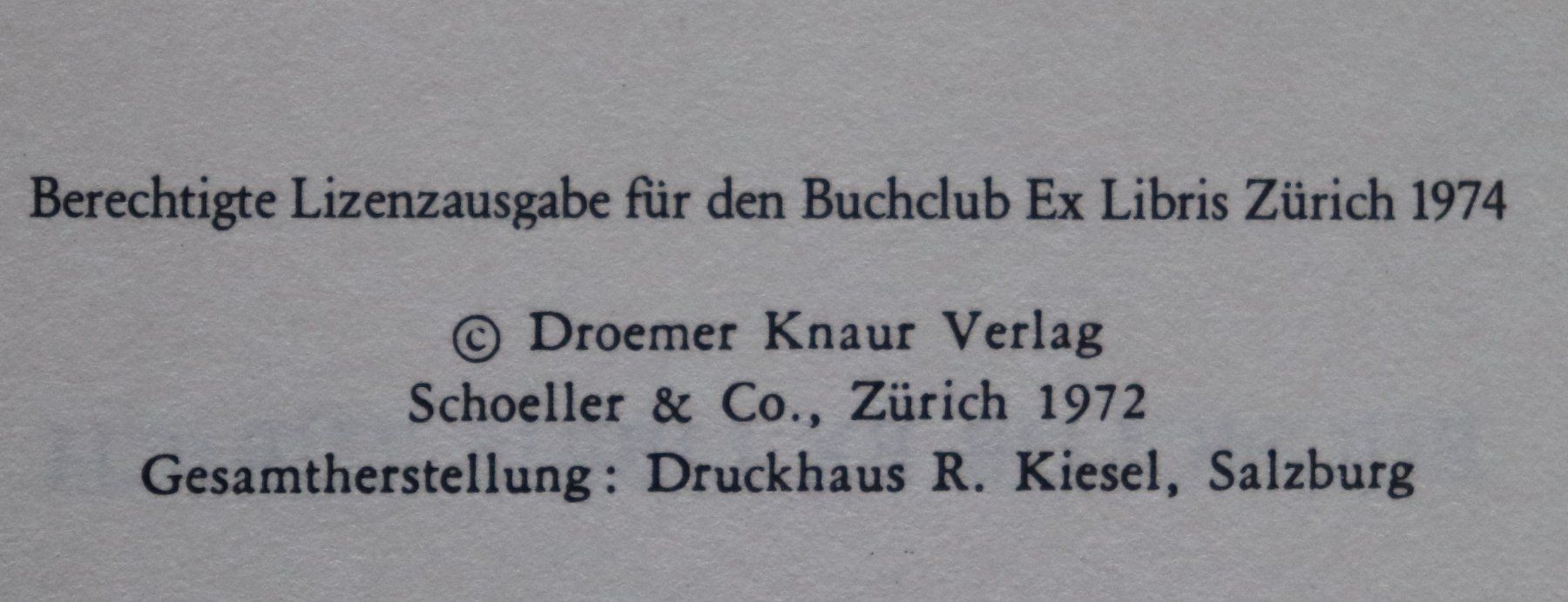 Bücher: Eines Menschen Zeit von Peter Bamm – Gebraucht aus Glattfelden von Vrenely 5