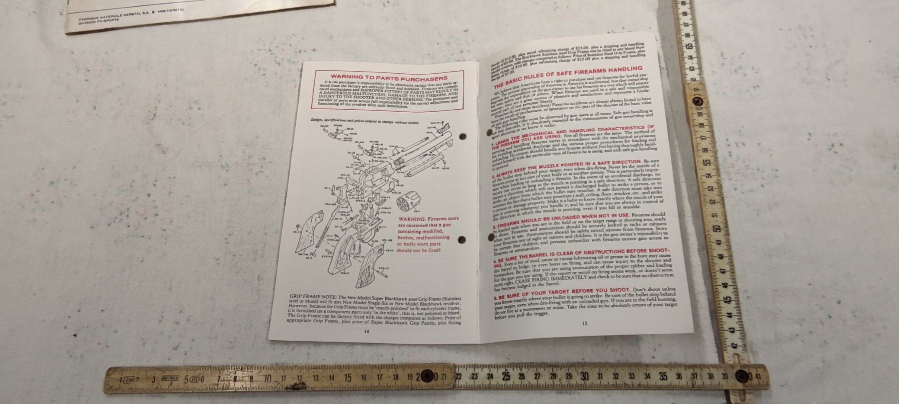 Documenti: ANLEITUNG RUGER SINGLE-SIX – Usato da Cama venduto da anto_a 3