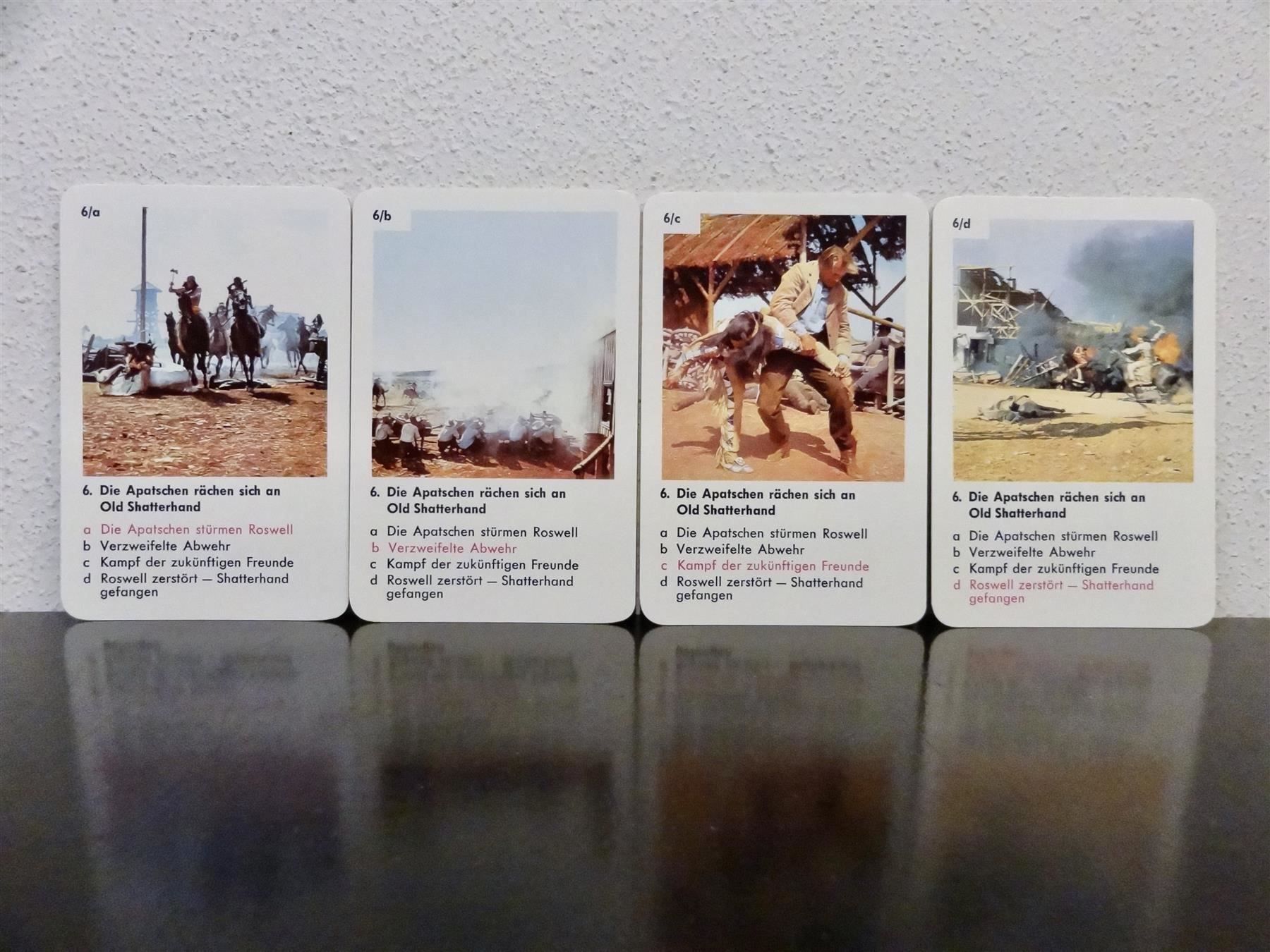 Giochi: schönes altes Quartett WINNETOU I – Usato da Kerzers venduto da wisaundso 7