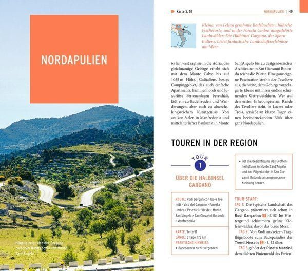 Libri: APULIEN, KALABRIEN & BASILIKATA - Reiseführer POLYGLOTT – Usato da Bern venduto da carola31 6