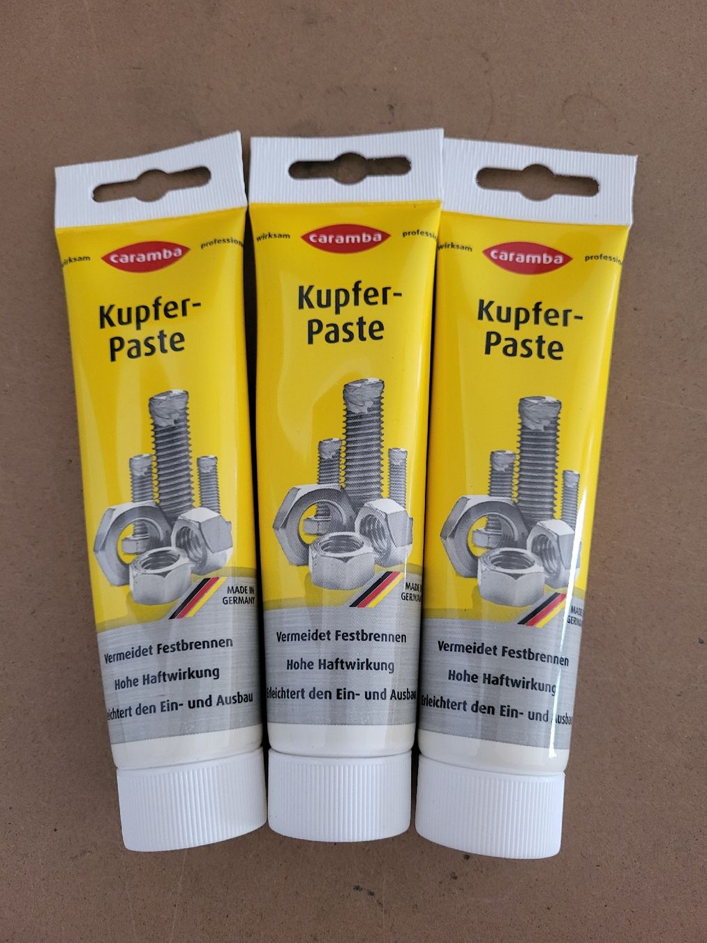 Pflegeprodukte: Caramba Kupfer-Paste 3x100g neu – Neu und originalverpackt aus Riniken von Melanie910