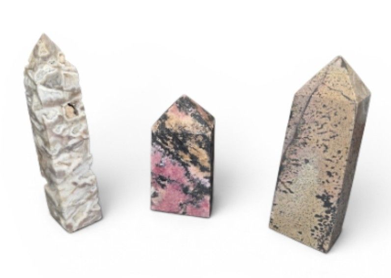 Edelsteine: Pierres obelisques naturel – Neu (gemäss Beschreibung) aus Vernier von 19pigments